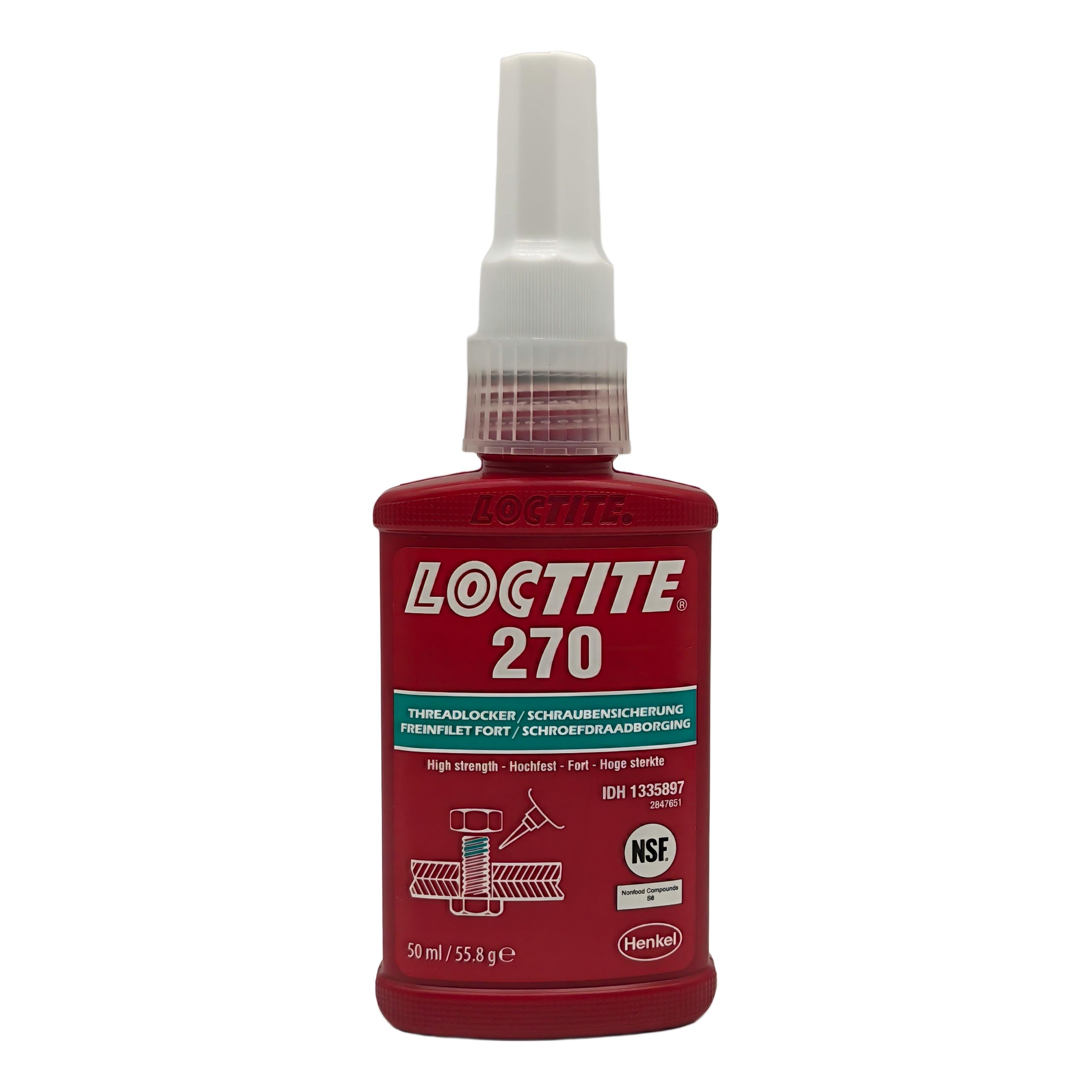 乐泰LOCTITE 270 高强度永久螺纹锁固剂 loctite270 成都德阳绵阳经销商主推