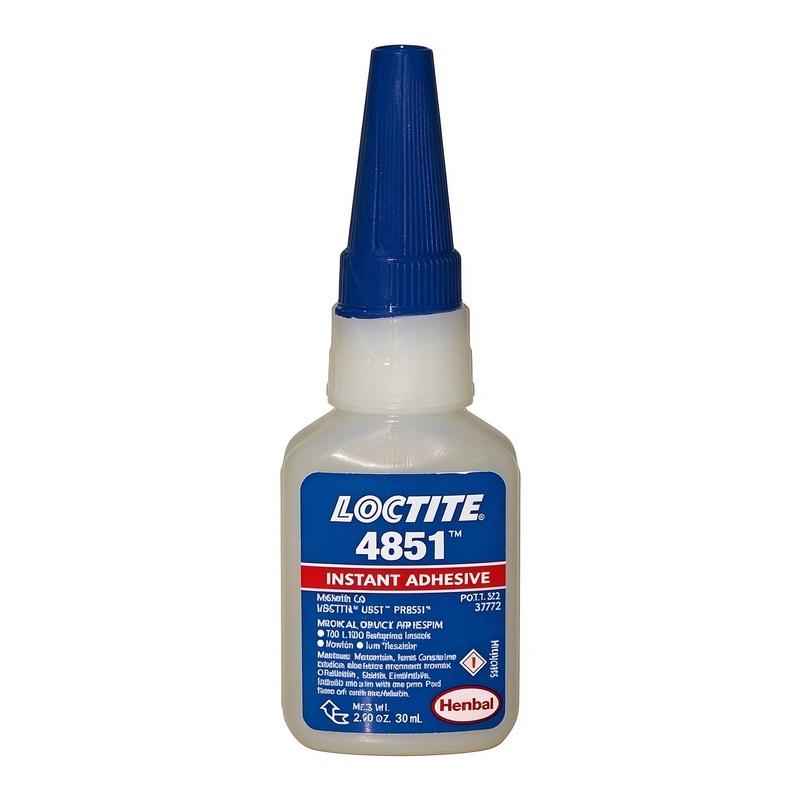 乐泰LOCTITE 4851 工业级 · 柔性增韧瞬干胶 成都德阳绵阳经销商现货